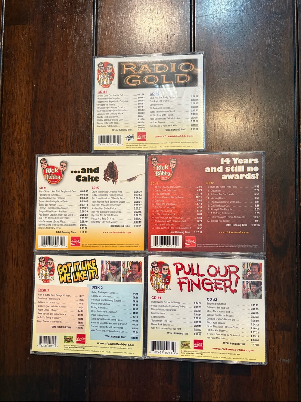 Rick & Bubba CD 2 Disc Bundle of 5 (10 CDs total) - Picture 2 of 7